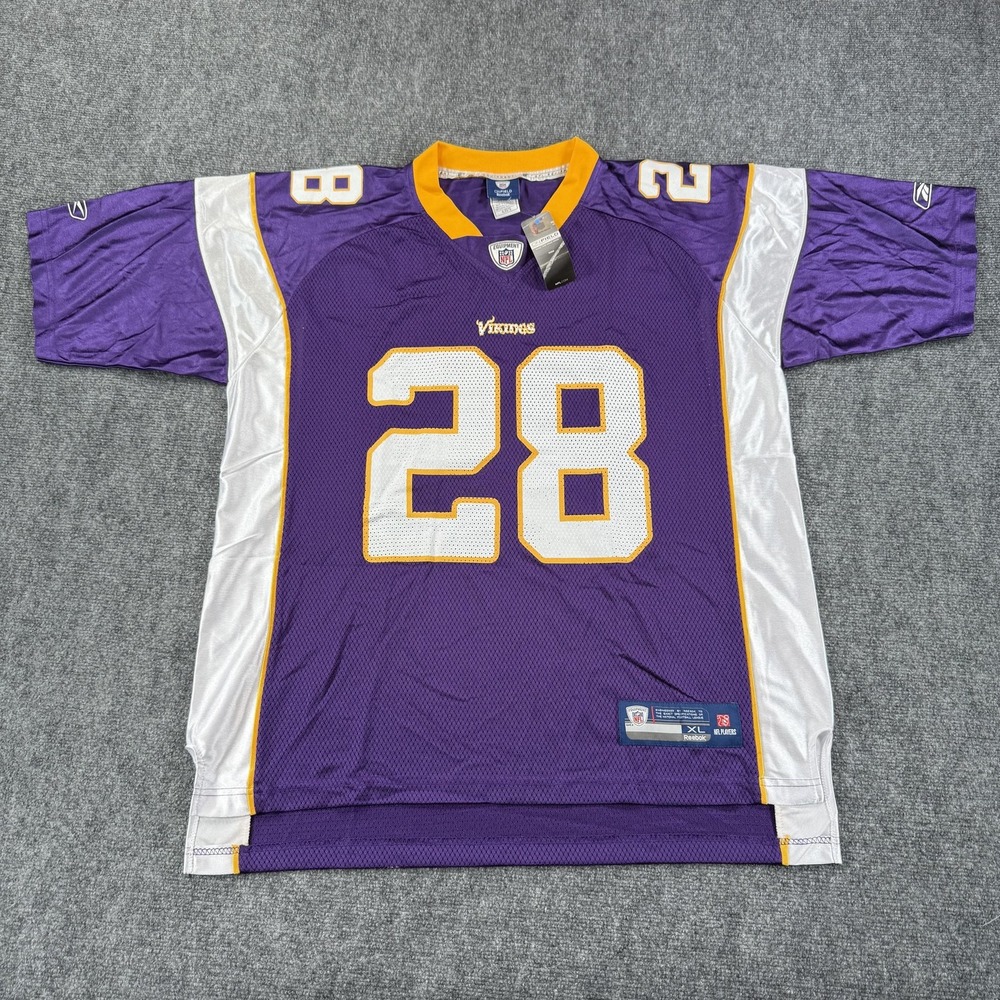 Minnesota‎ Vikings Jersey Mens XL NFL Football Adrian Peterson 28 Reebok